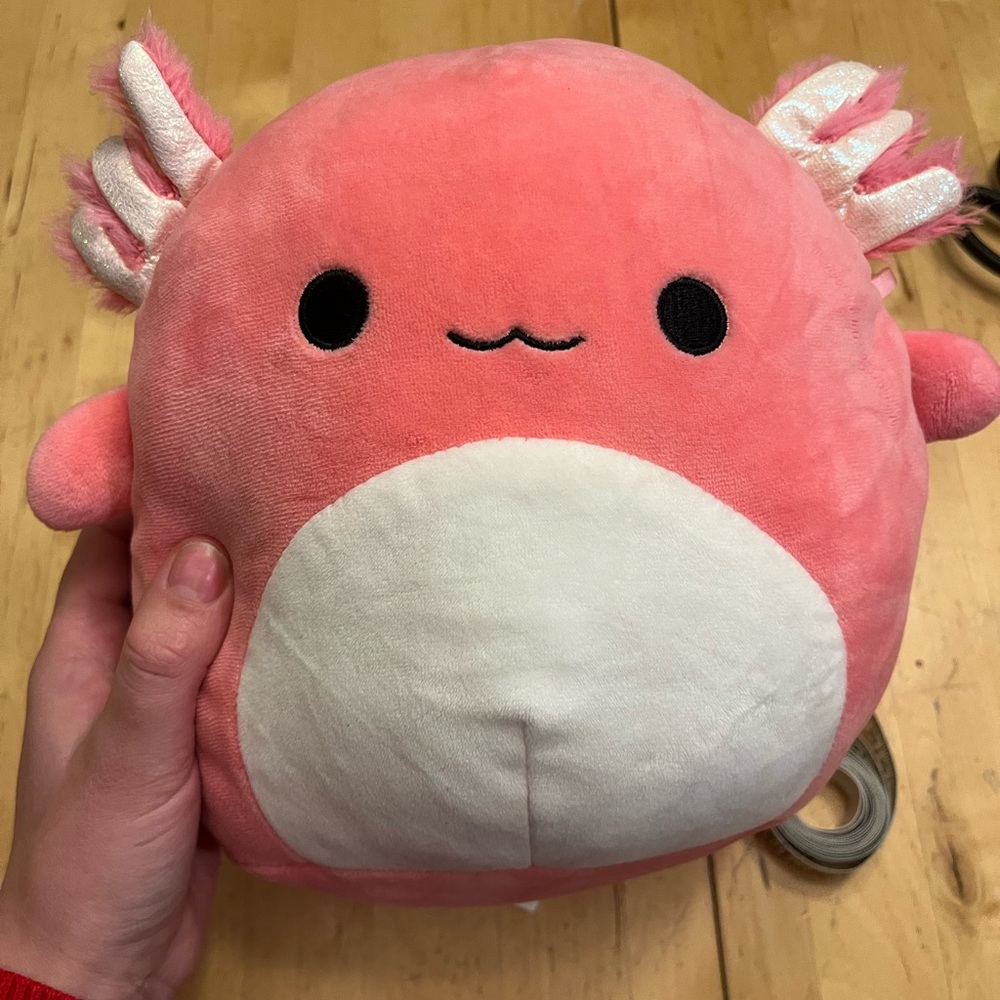 Pink Axolotl Plush Squishmallow